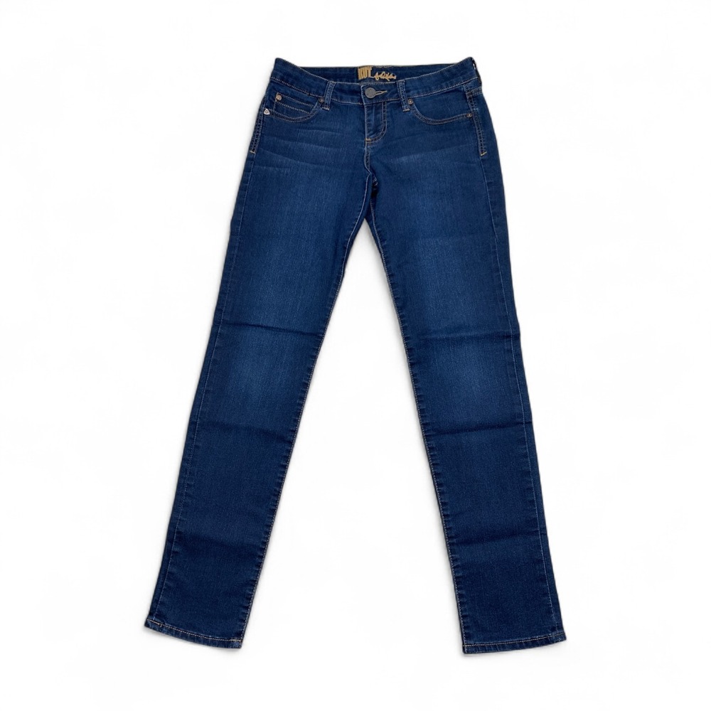 Kut from the Kloth Sienna Skinny Jeans Womens 4 Dark Wash Blue Stretch Denim